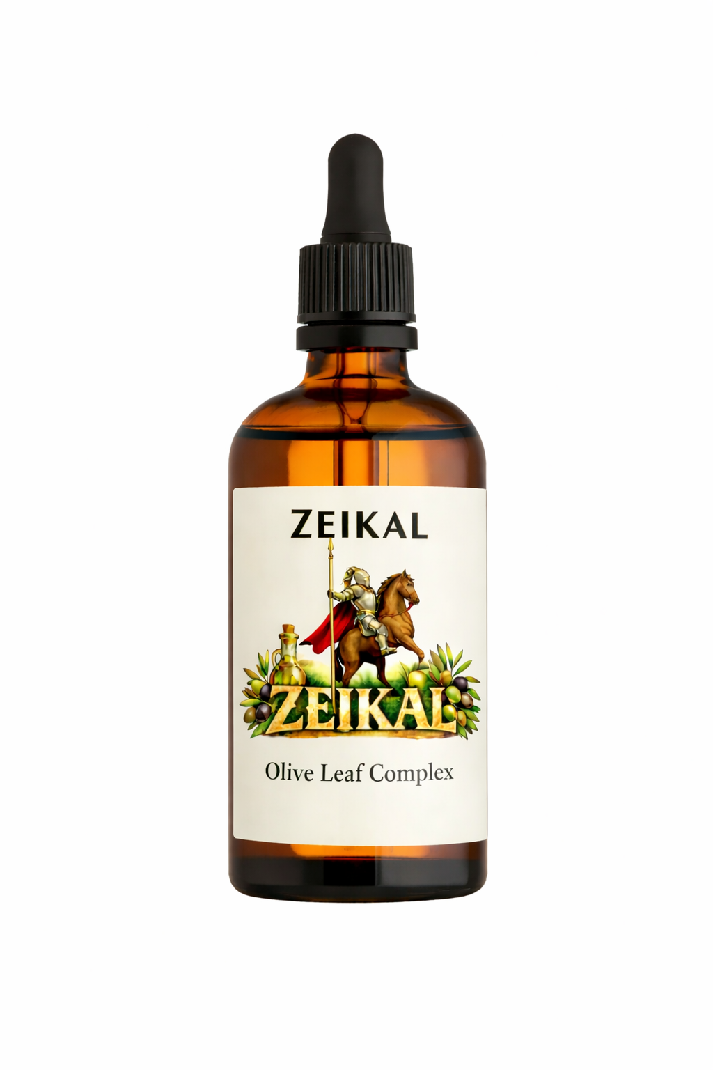Zeikal olive leaf complex bottle with dropper 